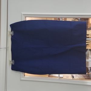 New York and Company Royal Blue Pencil Skirt Size 12
